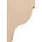 Ekena Millwork 8"W x 16"D x 24"H Classic Garner Rough Cedar Woodgrain TimberThane Corbel, Primed Tan CORUR08X16X24GARRCPR - alternate 2